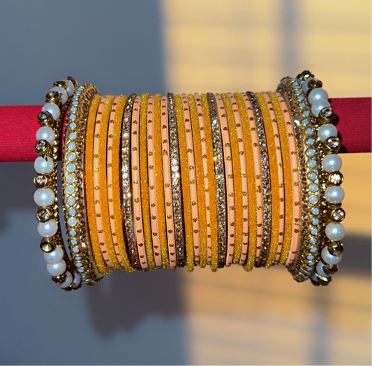 Orange bangles