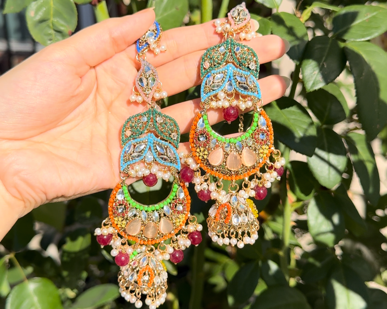 Chandani jhumka set