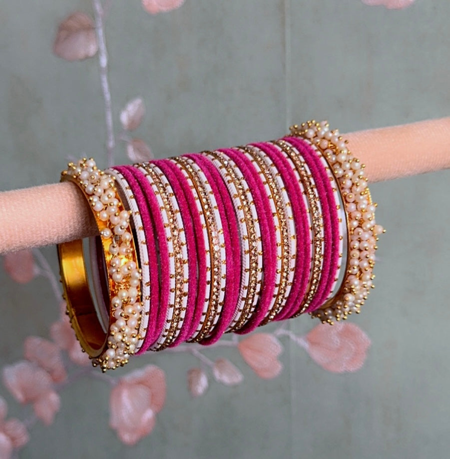 Pink bangles